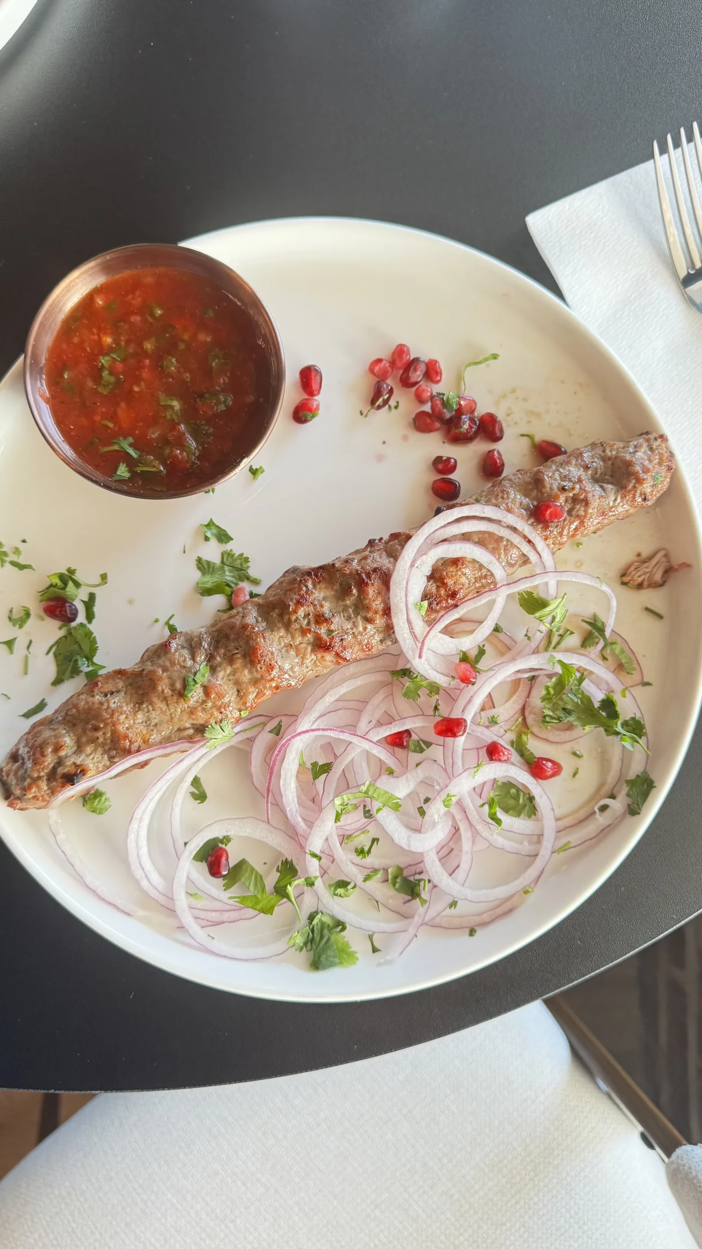 Kababi — seasoned ground meat skewer at BEKA